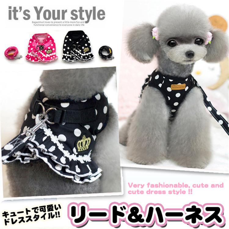 ■サイズS：胸囲27cm〜33cm M：胸囲34cm〜42cm L：胸囲43cm〜50cm XL：胸囲50cm〜58cm & starf;リード長さ：120cｍ--■素材：コットン / ポリエ